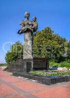 Monument to the fallen soldiers in Kaniv, Ukraine