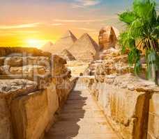 Sunshine over Giza