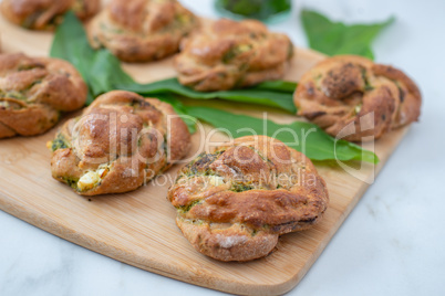 Bärlauch Brötchen