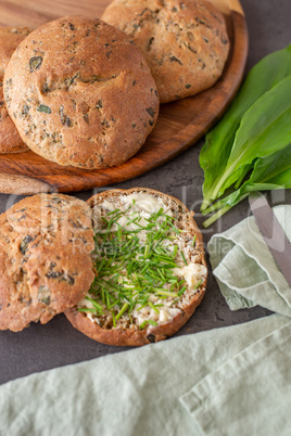 Bärlauch Brötchen