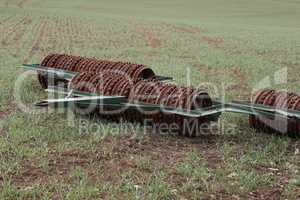 Part and details of agricultural disc harrow