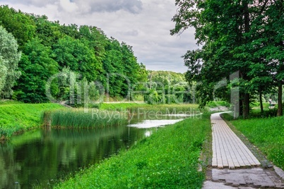 Feofaniia Park in Kyiv, Ukraine