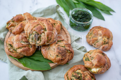 Bärlauch Brötchen