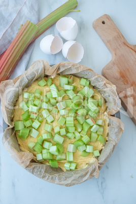 Rhabarber Kuchen