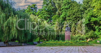 Monument to Ivan Franko in Kyiv, Ukraine