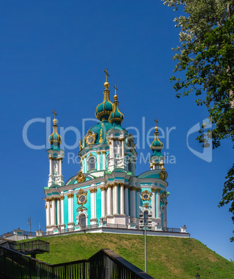 St. Andrew Church in Kyiv, Ukraine