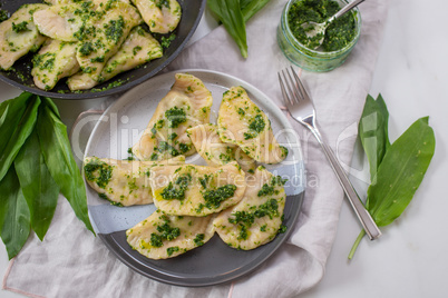 Pierogi ruskie mit Bärlauch