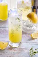 Easy fruit vodka soda. Limoncello