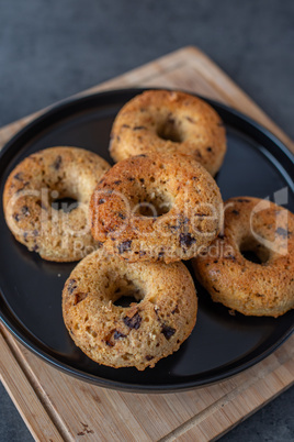 Vollwert Haferflocken Schoko Donuts