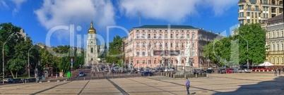 St. Sophia Cathedral on St. Sophia Square in Kyiv, Ukraine