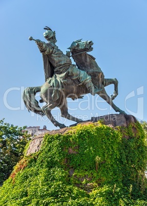 Monument to Bohdan Khmelnytsky in Kyiv, Ukraine