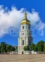 St. Sophia Cathedral on St. Sophia Square in Kyiv, Ukraine