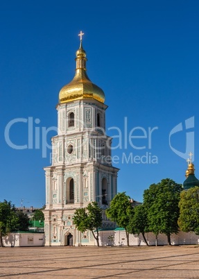 St. Sophia Cathedral on St. Sophia Square in Kyiv, Ukraine