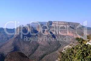 Breathtaking view of one of the deepest canyons on Earth, Blyde River Canyon