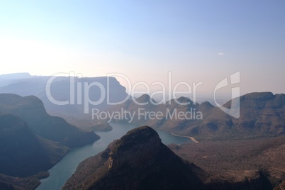 Breathtaking view of one of the deepest canyons on Earth, Blyde River Canyon