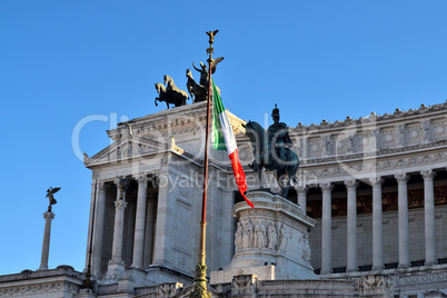 View of the Altar of the Fatherland, Rome, Italy