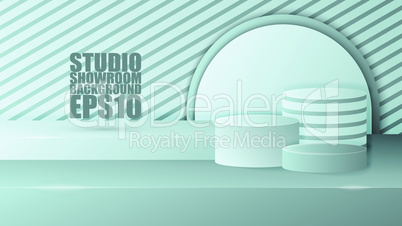 EPS10 vector illustration. Design of a studio.