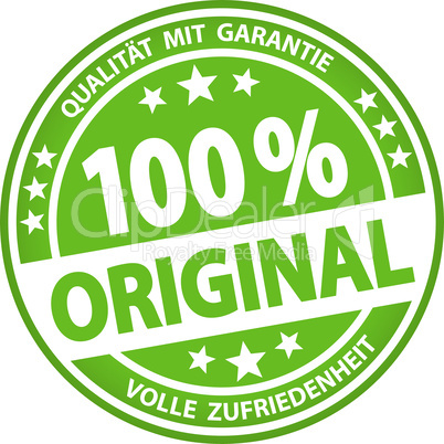 round business button - 100% original (german)