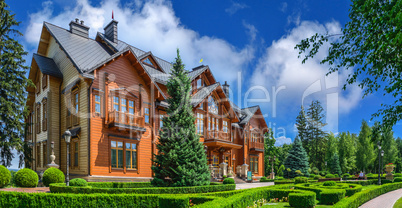 Honka in the Mezhyhirya Residence, Kyiv, Ukraine