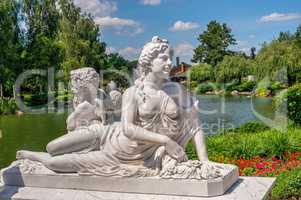Sculptures in the park of the Mezhyhirya Residence, Ukraine