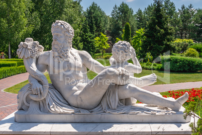 Sculptures in the park of the Mezhyhirya Residence, Ukraine