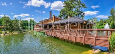 Bath complex in Mezhyhirya Residence, Ukraine