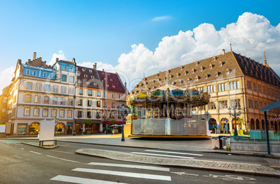 Carousel on square Gutenberg