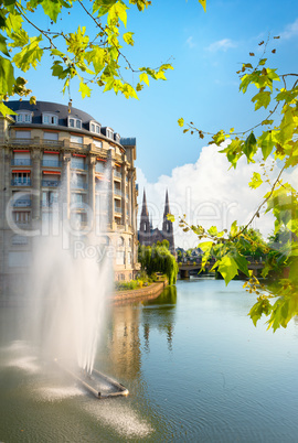 Fountain in strasbourg