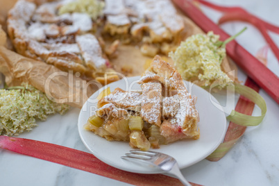 Rhabarber Kuchen Rhabarber Kuchen