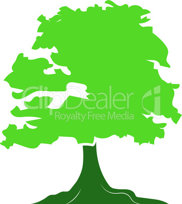 Tree icon logo template vector