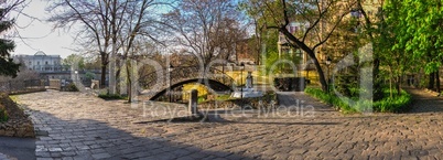 Square of old Odessa in Ukraine