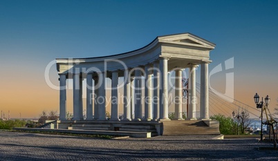 Vorontsov Colonnade in Odessa, Ukraine