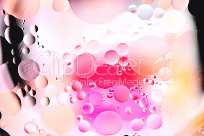 background, multicolored balls, blur, texture, heterogeneous col