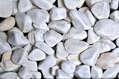 small white rounded stones, pebbles, background