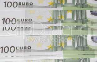 europe euros banknote of hundreds