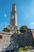 The Lanterna lighthouse in Genoa, Italy.