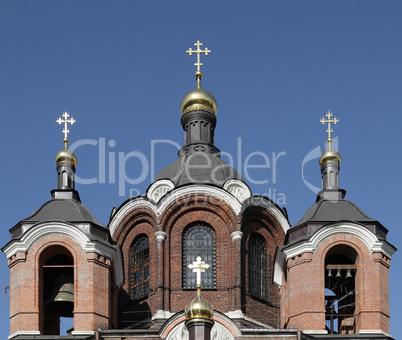 church on sky background