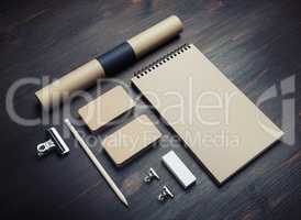 Blank retro stationery