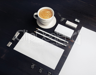 Blank corporate identity