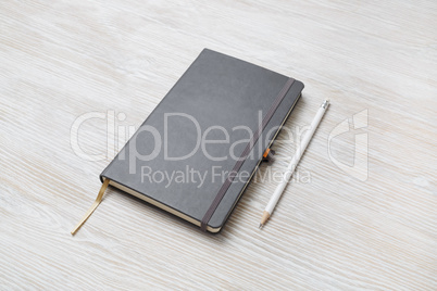 Notepad and pencil