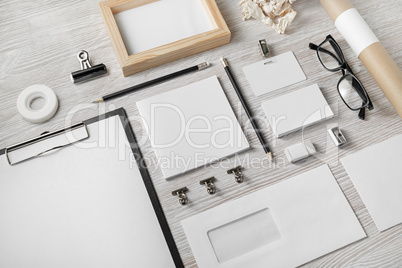 Blank stationery template