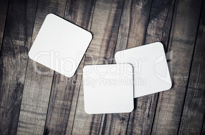 Blank beer coasters