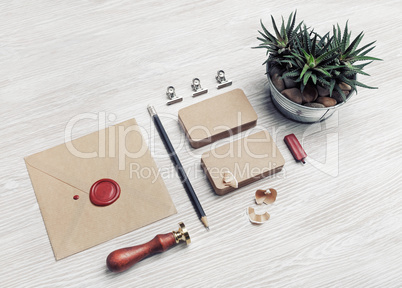 Stationery and plant