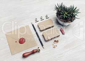 Stationery and plant