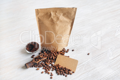 Package, coffee beans