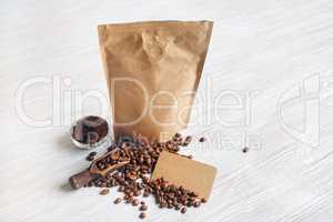 Package, coffee beans