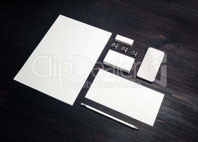 Photo of blank stationery