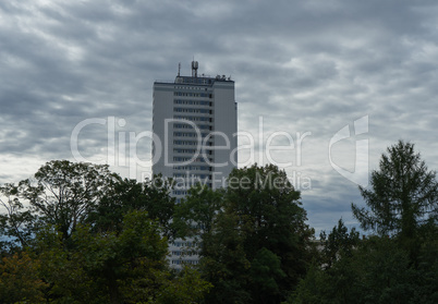 View from the german city called Rostock