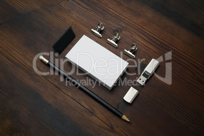 Blank corporate stationery