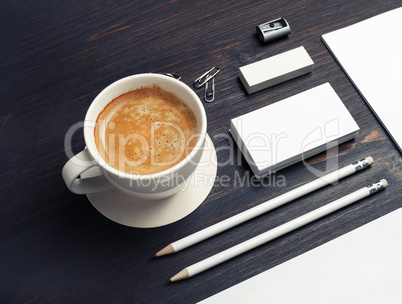 Stationery, coffee cup